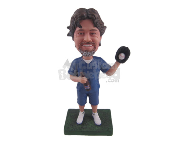 Custom Bobblehead Male Baseball Player Catches The Ball With His Gloves - Sports & Hobbies Baseball & Softball Personalized Bobblehead & Cake Topper Custom Bobblehead Male Baseball Player Catches The Ball With His Gloves - Sports & Hobbies Baseball & Softball Personalized Bobblehead & Cake Topper